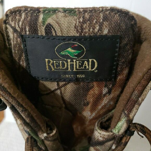 RedHead Woman’s Camo Insulated Water Proof Hard Toe Lace Up Snake Boots Size 6.5 - Picture 2 of 12
